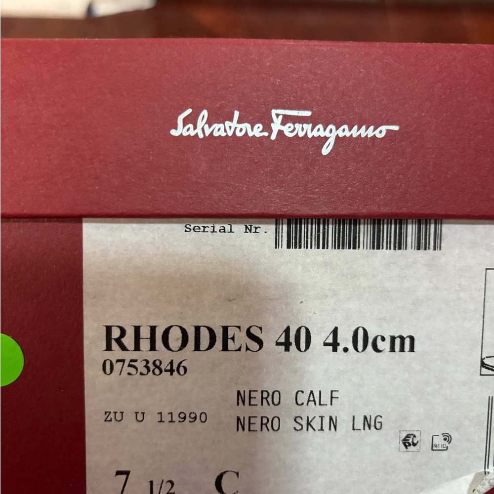 Salvatore Ferragamo Black Leather Mules - Picture 7 of 8
